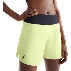 On Running On 5 Inch Running Shorts Dames Hardloopshort - Hay & Black 9 On Running On 5 Inch Running Shorts Dames Hardloopshort - Hay & Black -ON RUNNING Winkel on 5 inch running shorts women hay black 6 1531889