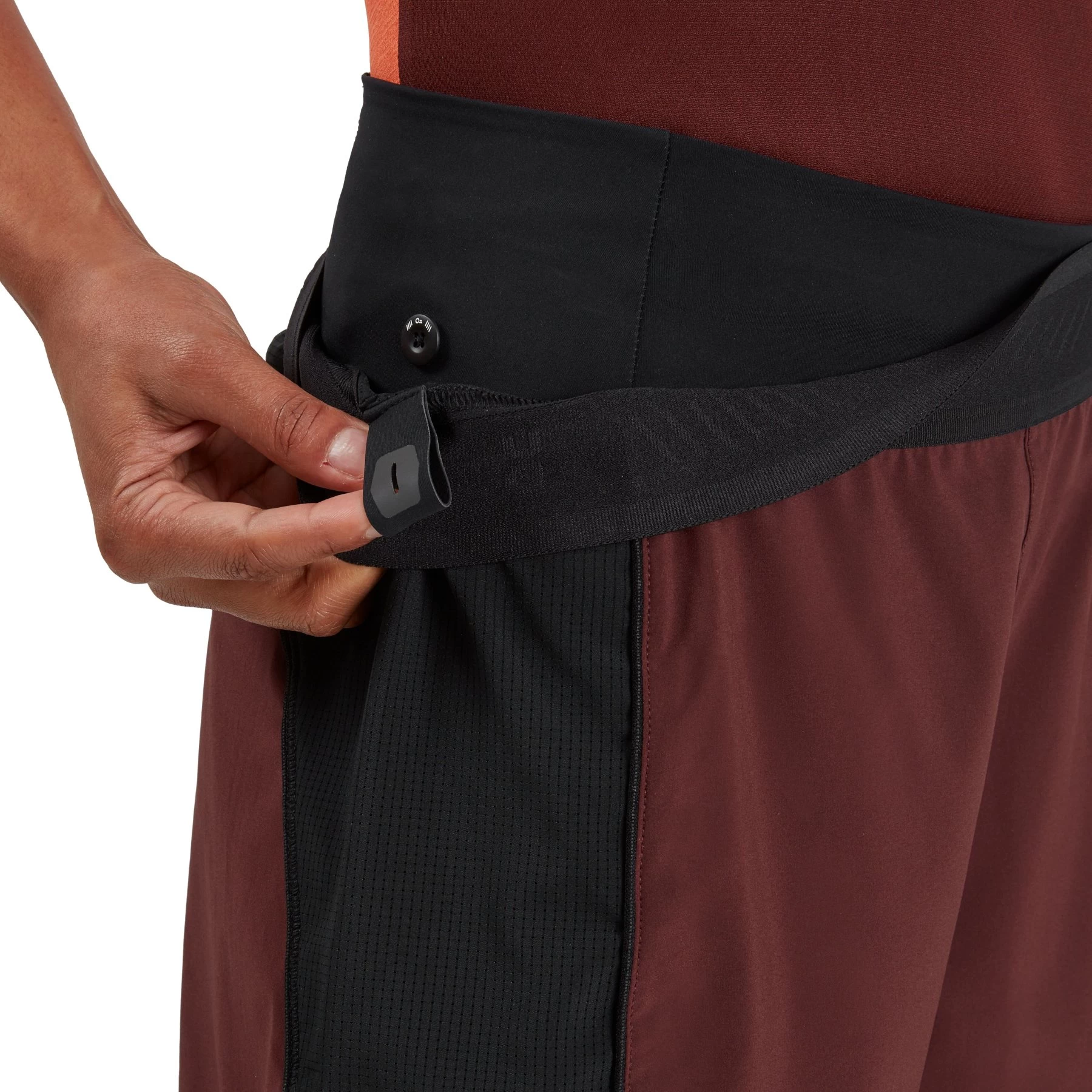 On Running On Active Shorts Dames - Mulberry & Black 6 On Running On Active Shorts Dames - Mulberry & Black - Afbeelding 6