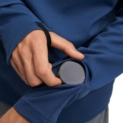 On Running On Climate Heren Shirt Met Lange Mouwen - Denim -ON RUNNING Winkel on climate shirt denim 8 1149943