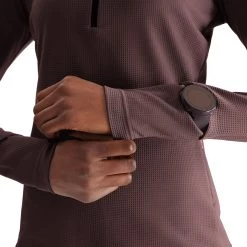 On Running On Climate Dames Shirt Met Lange Mouwen - Grape -ON RUNNING Winkel on climate shirt women grape 6 1531050