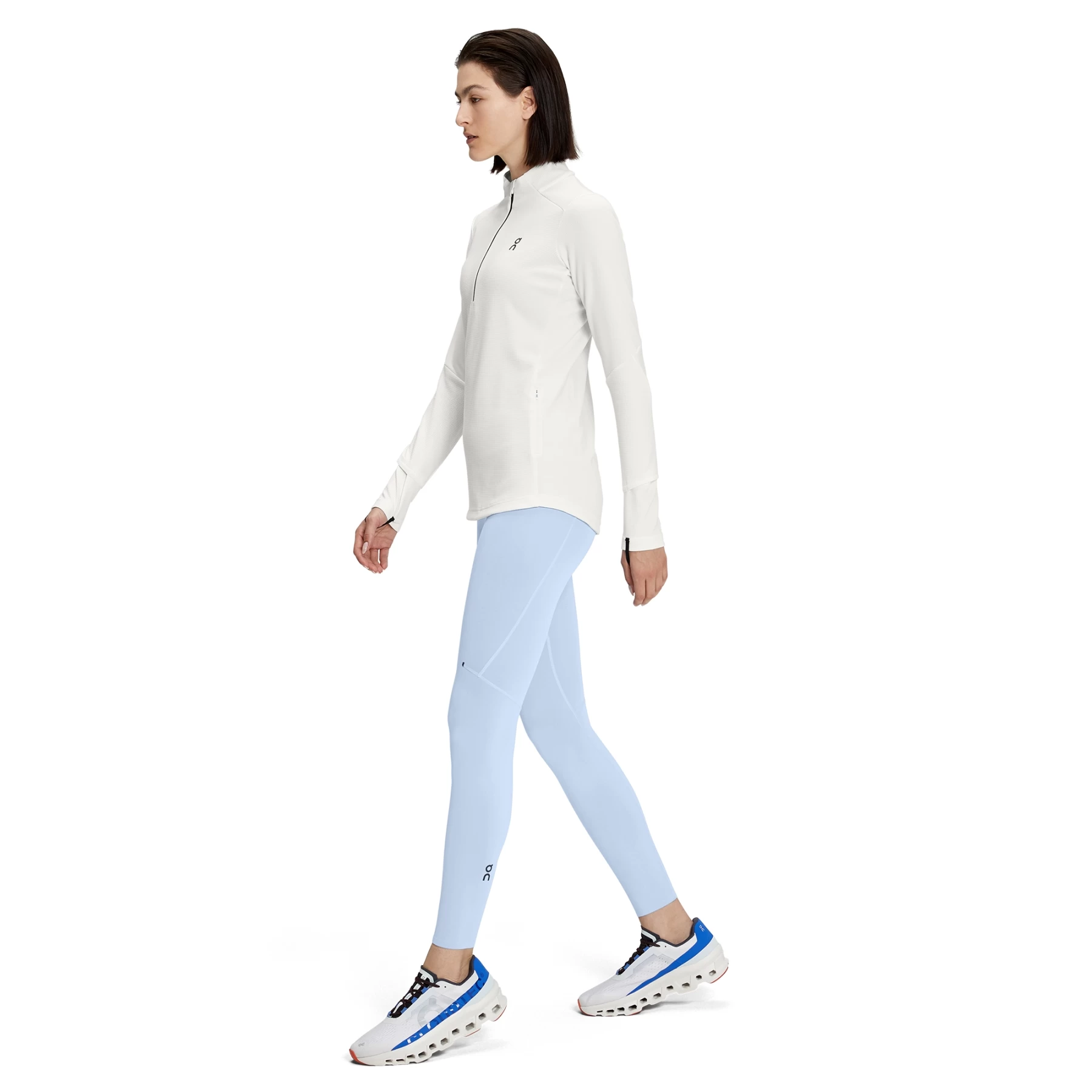 On Running On Climate Dames Shirt Met Lange Mouwen - Undyed-White 2 On Running On Climate Dames Shirt Met Lange Mouwen - Undyed-White - Afbeelding 2