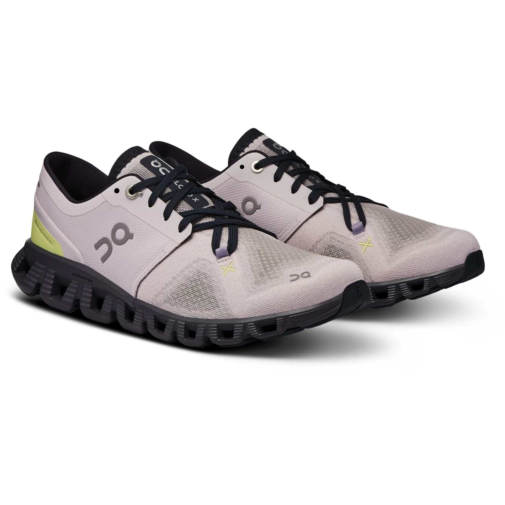 On Running On Cloud X 3 Damen Hardloopschoenen - Orchid & Iron 1 On Running On Cloud X 3 Damen Hardloopschoenen - Orchid & Iron