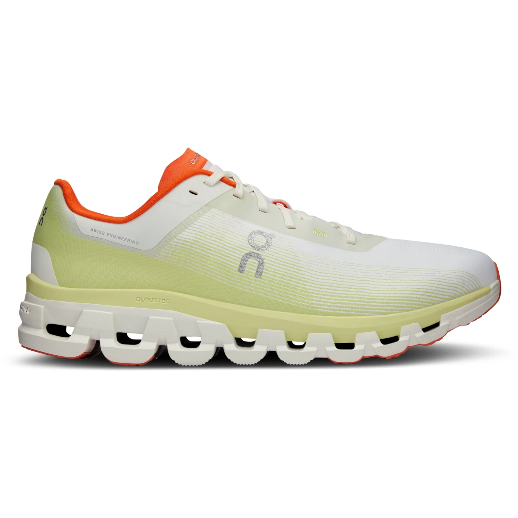 On Running On Cloudflow 4 Heren Hardloopschoenen - White & Hay 2 On Running On Cloudflow 4 Heren Hardloopschoenen - White & Hay - Afbeelding 2