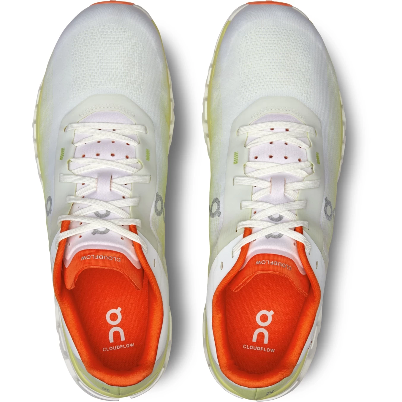 On Running On Cloudflow 4 Heren Hardloopschoenen - White & Hay 4 On Running On Cloudflow 4 Heren Hardloopschoenen - White & Hay - Afbeelding 4