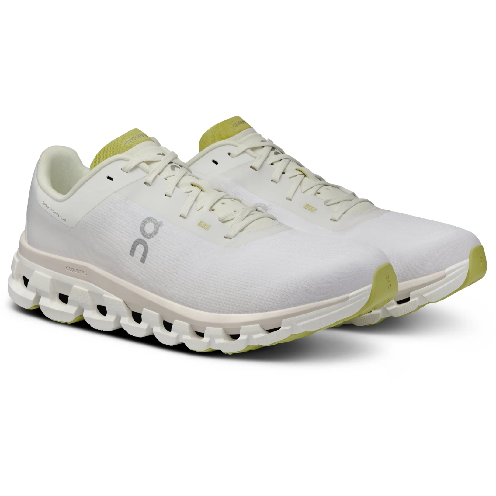 On Running On Cloudflow 4 Heren Hardloopschoenen - White & Sand 1 On Running On Cloudflow 4 Heren Hardloopschoenen - White & Sand