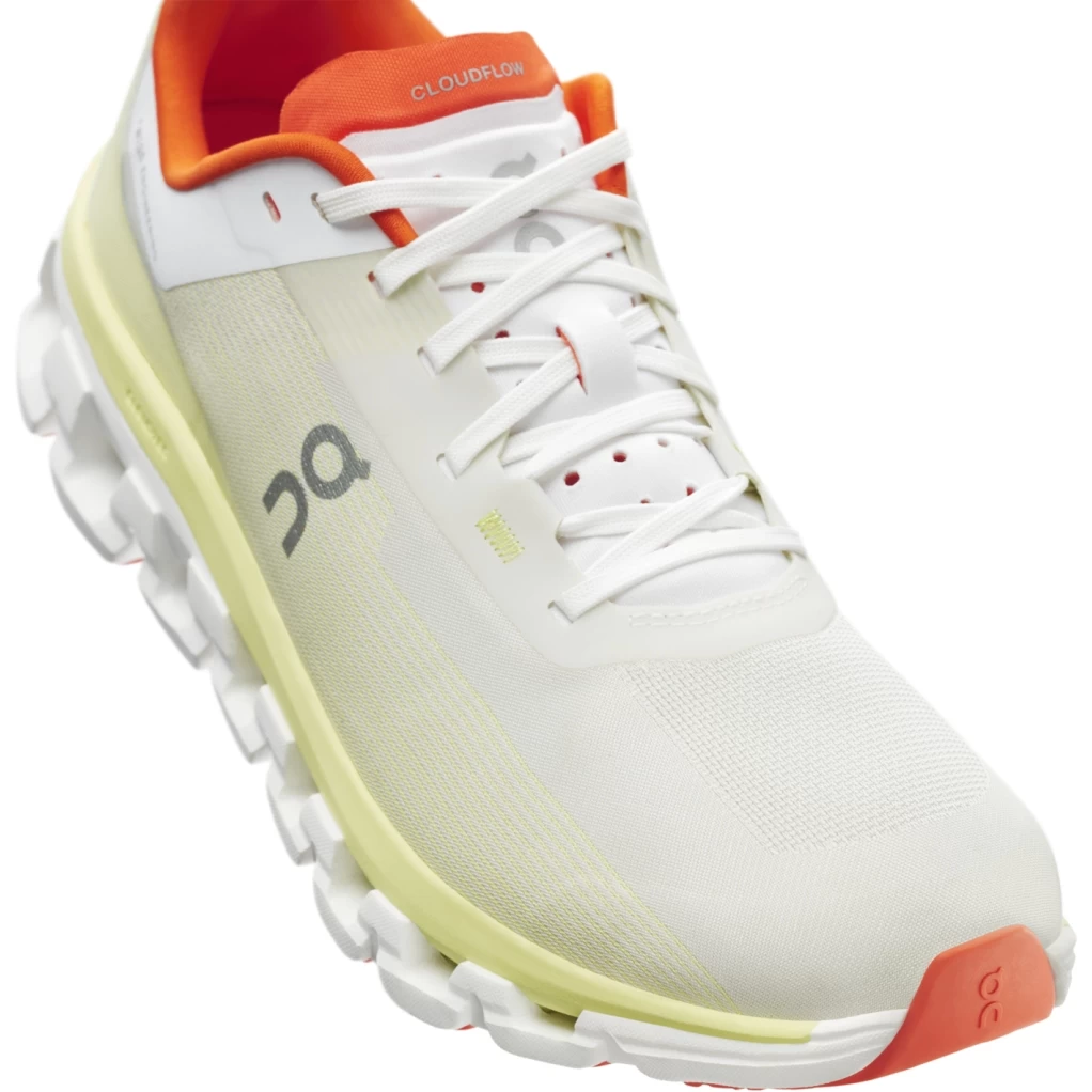 On Running On Cloudflow 4 Dames Hardloopschoenen - White & Hay 5 On Running On Cloudflow 4 Dames Hardloopschoenen - White & Hay - Afbeelding 5