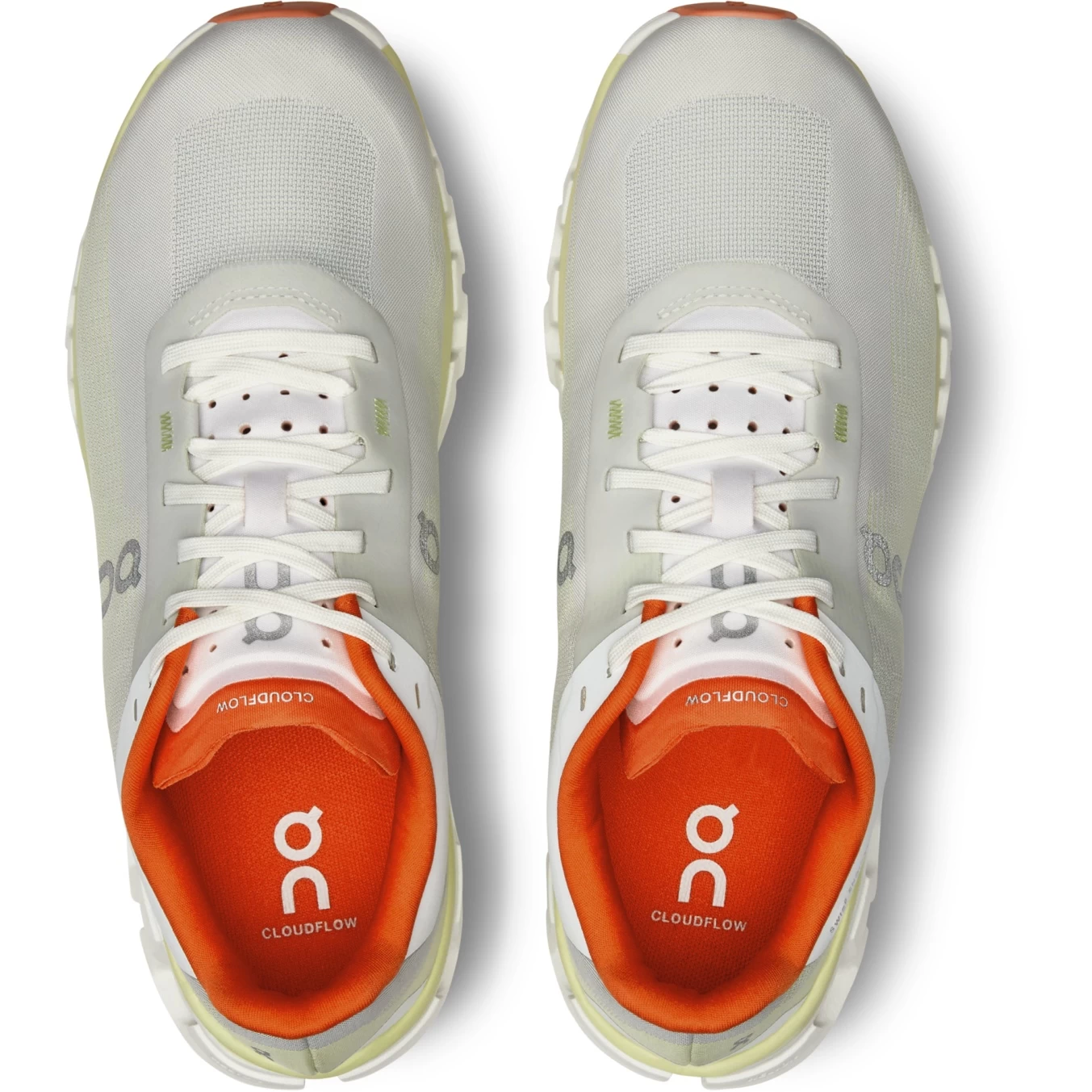 On Running On Cloudflow 4 Dames Hardloopschoenen - White & Hay 4 On Running On Cloudflow 4 Dames Hardloopschoenen - White & Hay - Afbeelding 4