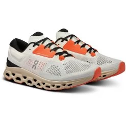 On Running On Cloudstratus 3 Heren Hardloopschoenen - Undyed-White & Sand