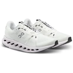 On Running On Cloudsurfer Hardloopschoenen - White & Frost