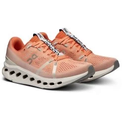 On Running On Cloudsurfer Dames Hardloopschoenen - Flame & White
