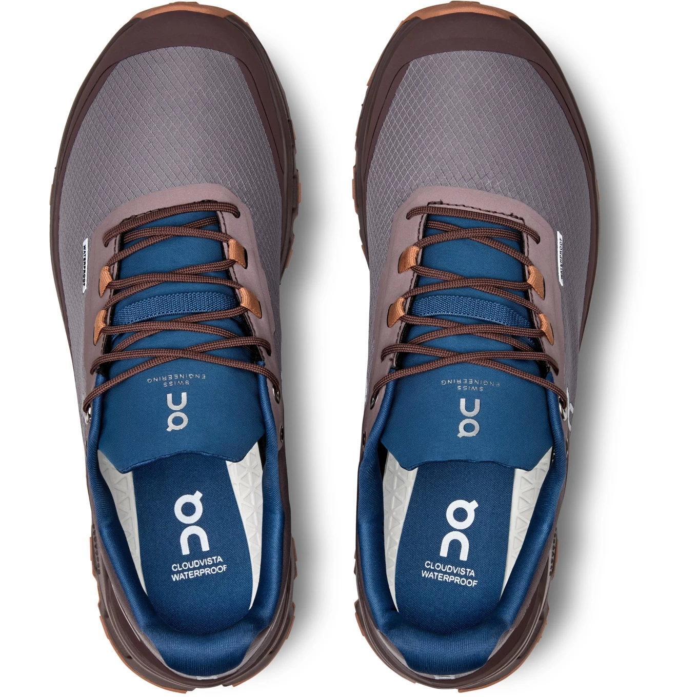 On Running On Cloudvista Waterproof Dames Trail Hardloopschoenen - Zinc & Grape 5 On Running On Cloudvista Waterproof Dames Trail Hardloopschoenen - Zinc & Grape - Afbeelding 5