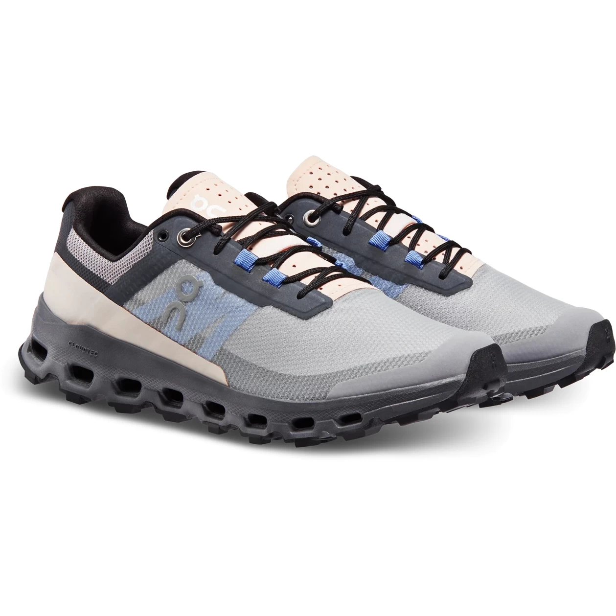 On Running On Cloudvista Dames Trail Hardloopschoenen - Alloy & Black 1 On Running On Cloudvista Dames Trail Hardloopschoenen - Alloy & Black