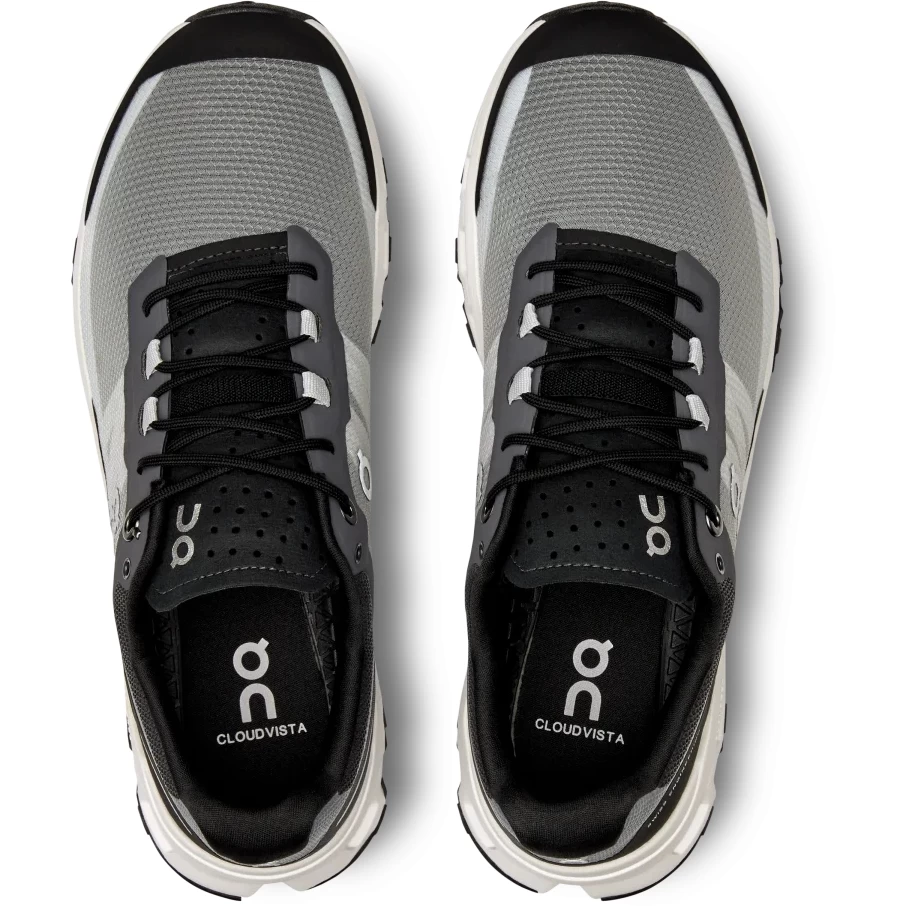 On Running On Cloudvista Dames Trail Hardloopschoenen - Zwart & Wit 4 On Running On Cloudvista Dames Trail Hardloopschoenen - Zwart & Wit - Afbeelding 4