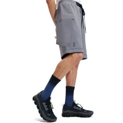 On Running On Movement Shorts - Rock -ON RUNNING Winkel on movement shorts rock 8 1152213