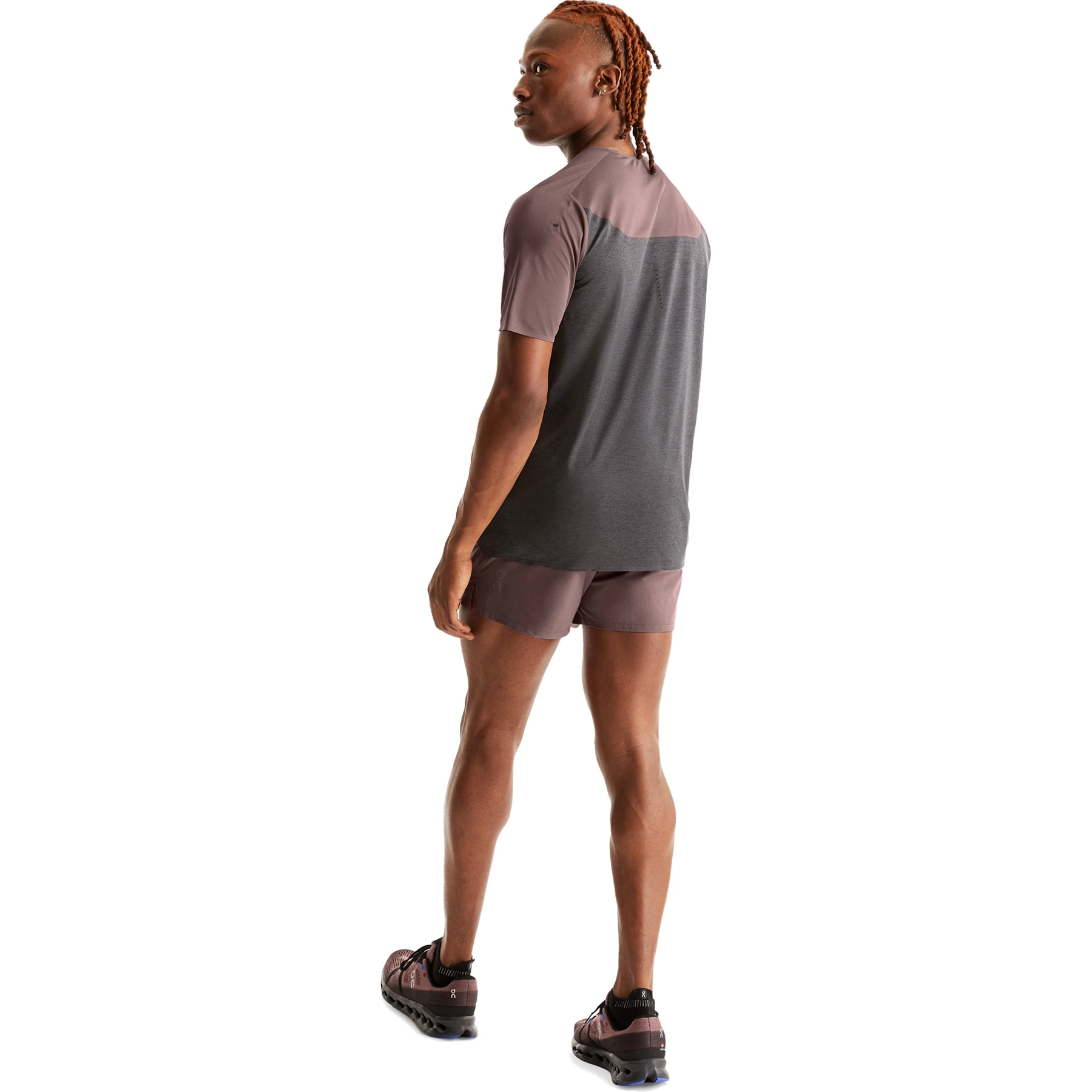 On Running On Performance-T Hardloopshirt - Grape & Zwart 3 On Running On Performance-T Hardloopshirt - Grape & Zwart - Afbeelding 3