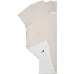 On Running On Performance-T Dames Hardloopshirt - Pearl & Undyed-White -ON RUNNING Winkel on performance t women running shirt pearl undyed white 7 1427179