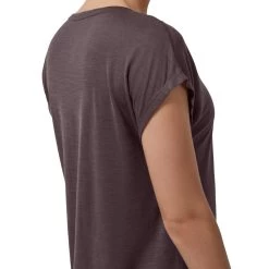 On Running On Active-T Flow Women T-Shirt - Pebble -ON RUNNING Winkel on running active t flow women t shirt pebble 05 858445