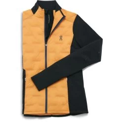 On Running On Climate Dames Jas - Mango & Black -ON RUNNING Winkel on running climate jacket women mango black 1 1279398