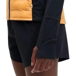 On Running On Climate Dames Jas - Mango & Black -ON RUNNING Winkel on running climate jacket women mango black 7 1279404
