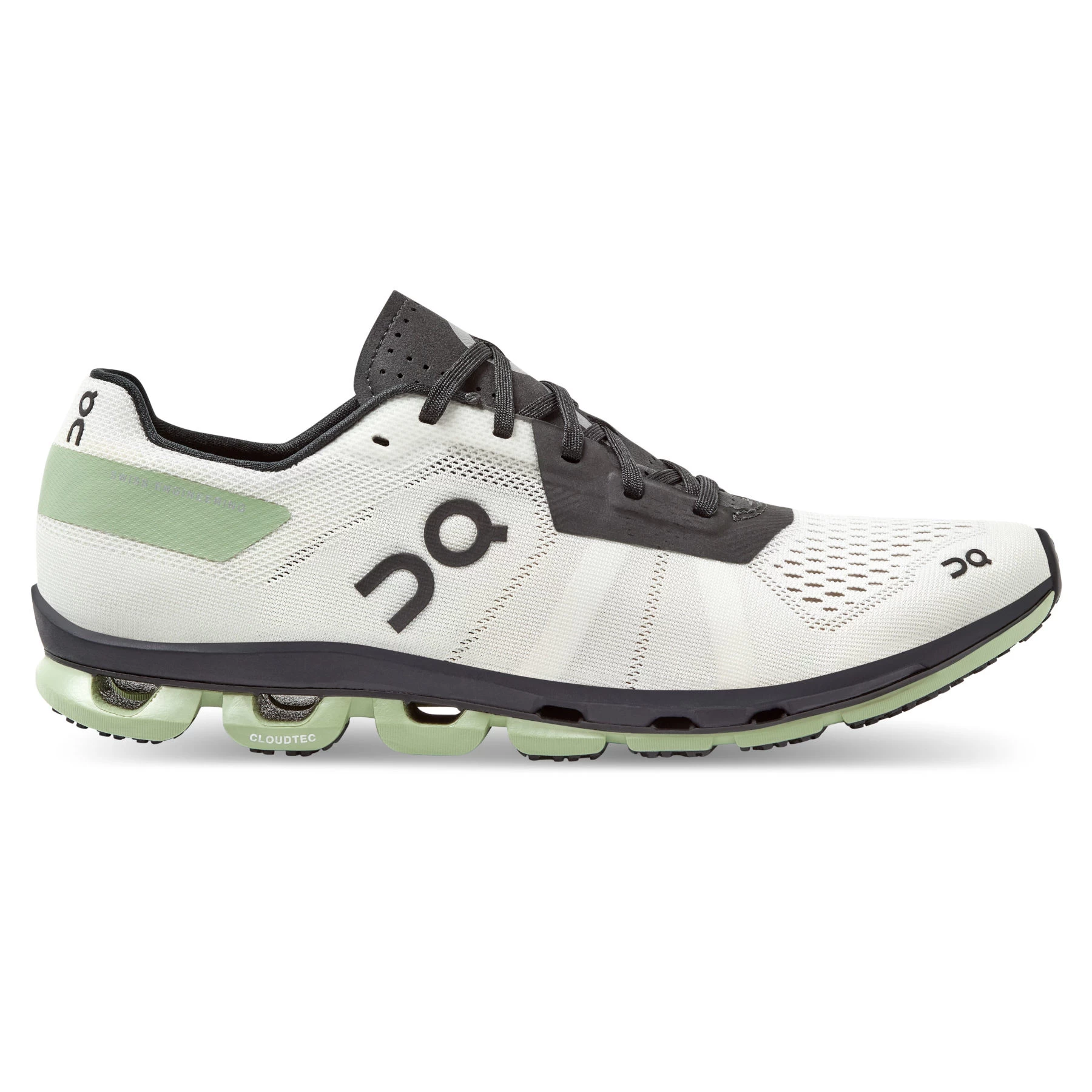 On Running On Cloudflash Women Running Shoe - White & Black 1 On Running On Cloudflash Women Running Shoe - White & Black