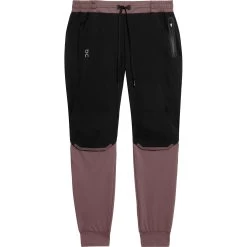 On Running Pants Dames Hardloop-Tights - Grape & Zwart -ON RUNNING Winkel on running pants women grape black 2 1568916