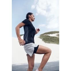 On Running Shorts Dames Hardloopbroek - Glacier & Black -ON RUNNING Winkel on running shorts women glacier black 8 949140
