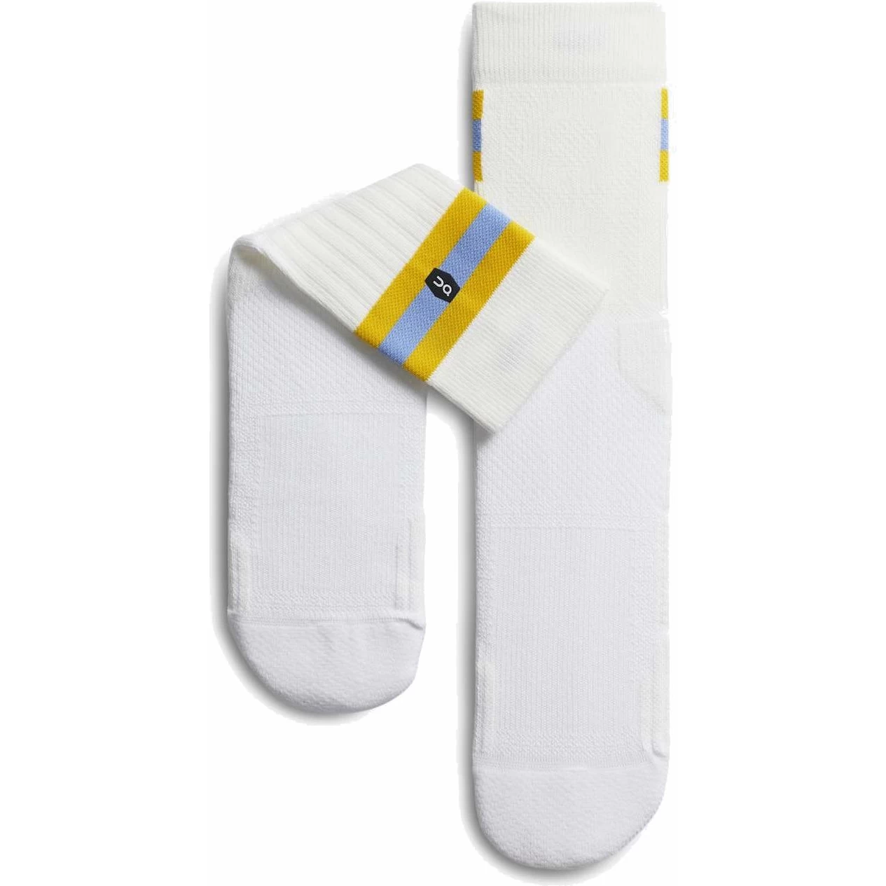 On Running On Tennis Sock - White & Mustard 6 On Running On Tennis Sock - White & Mustard - Afbeelding 6