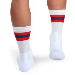 On Running On Tennis Sock - White & Red -ON RUNNING Winkel on running tennis sock white red 4 1263261