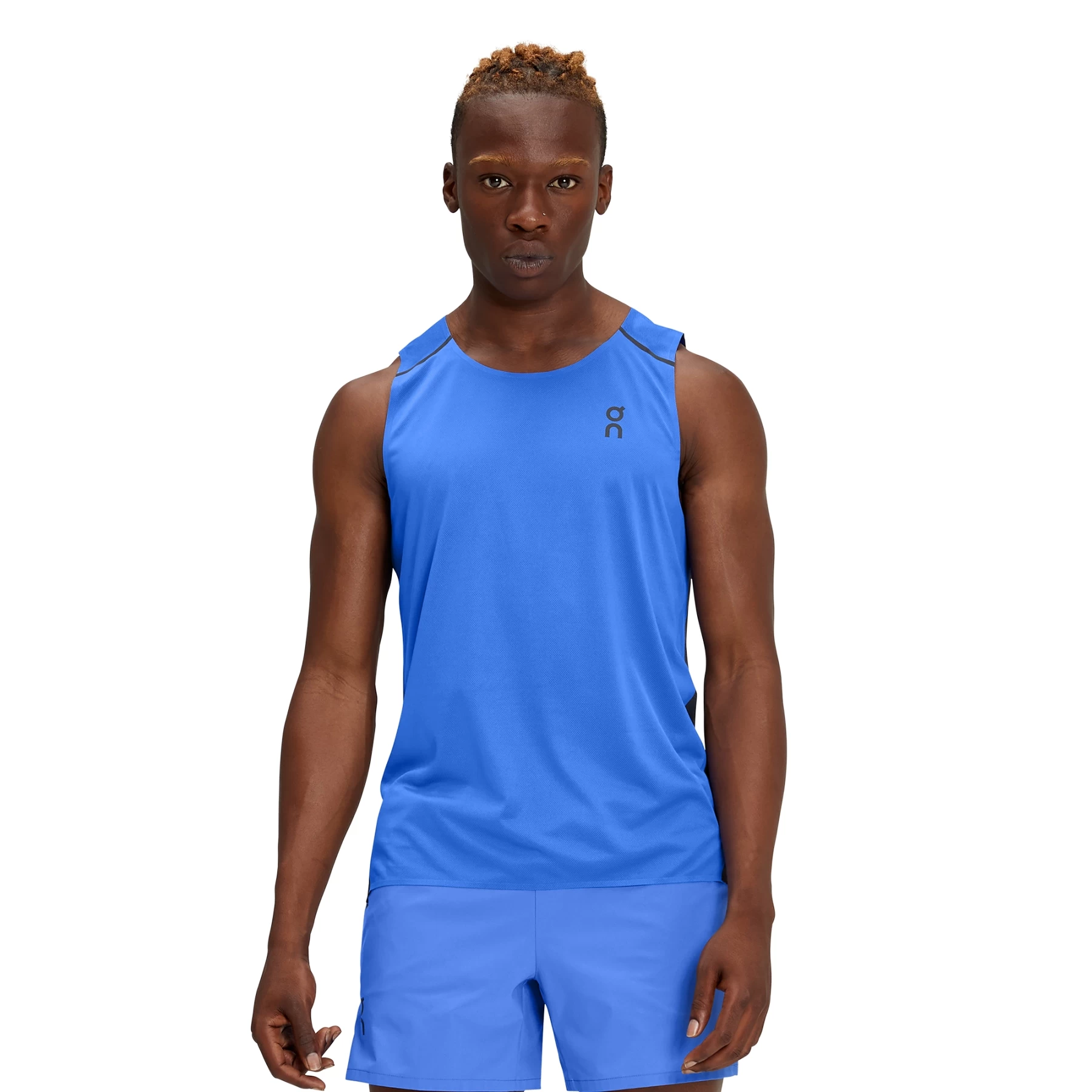 On Running On Tank-T Hardloopshirt - Cobalt & Black 1 On Running On Tank-T Hardloopshirt - Cobalt & Black