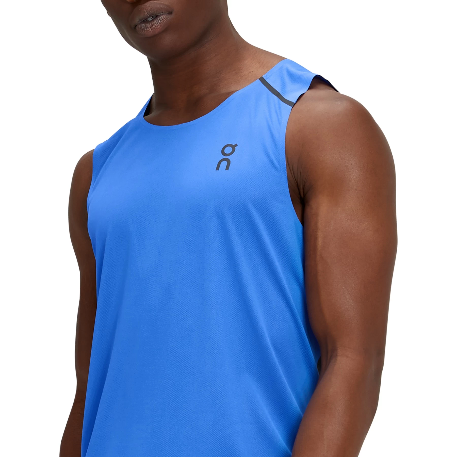 On Running On Tank-T Hardloopshirt - Cobalt & Black 4 On Running On Tank-T Hardloopshirt - Cobalt & Black - Afbeelding 4