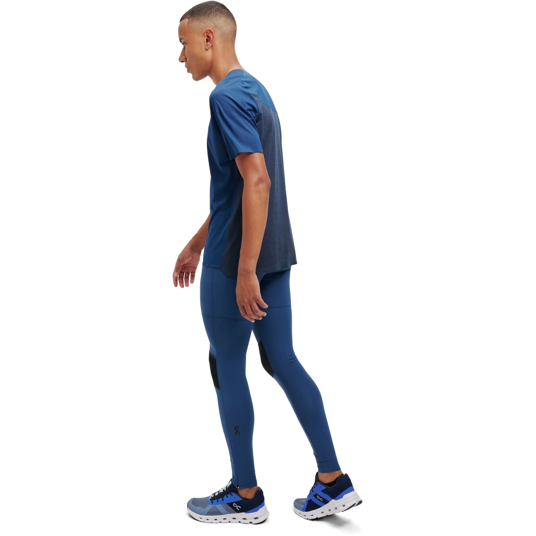 On Running On Tights Long - Denim & Black 2 On Running On Tights Long - Denim & Black - Afbeelding 2