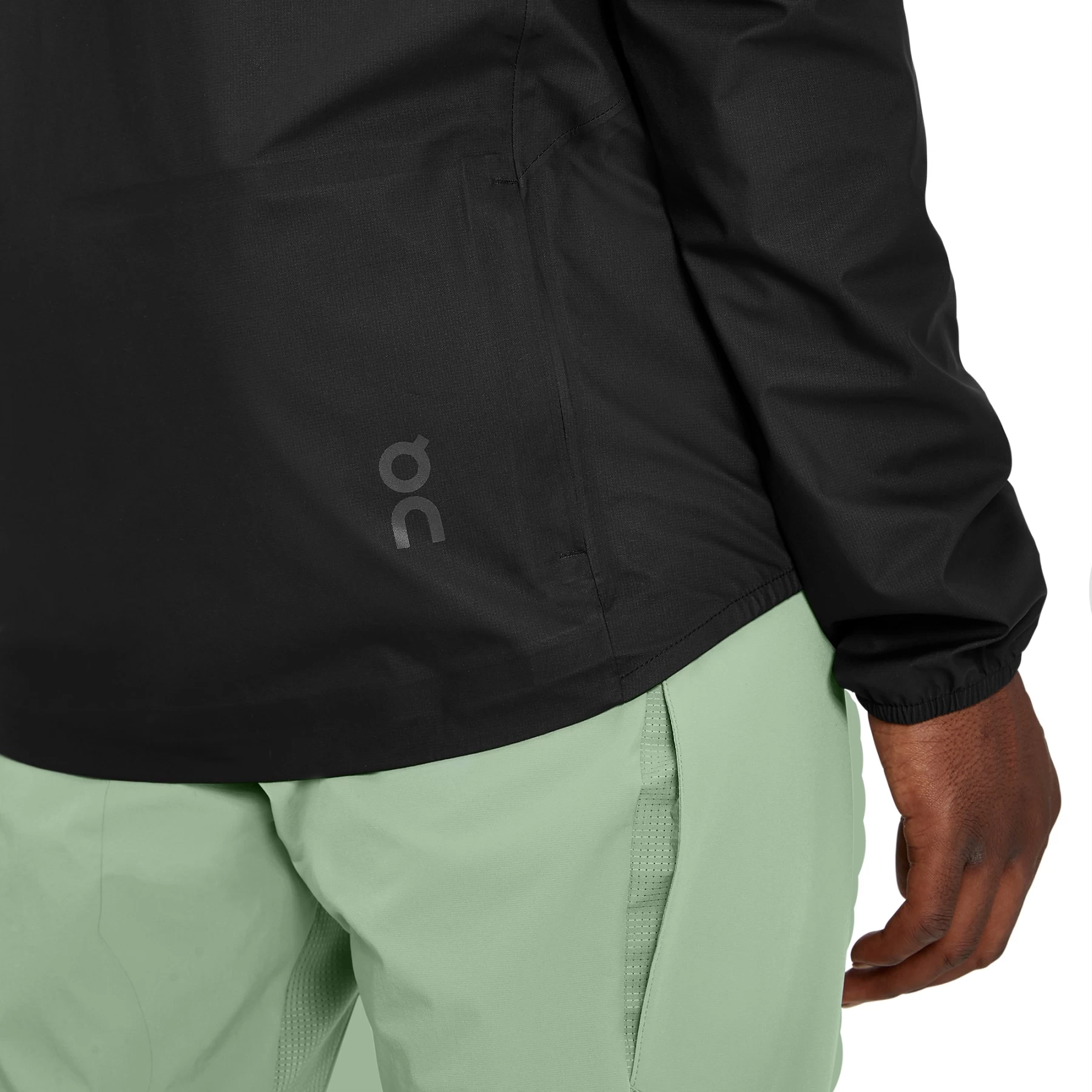 On Running On Waterproof Anorak Herren - Zwart 5 On Running On Waterproof Anorak Herren - Zwart - Afbeelding 5