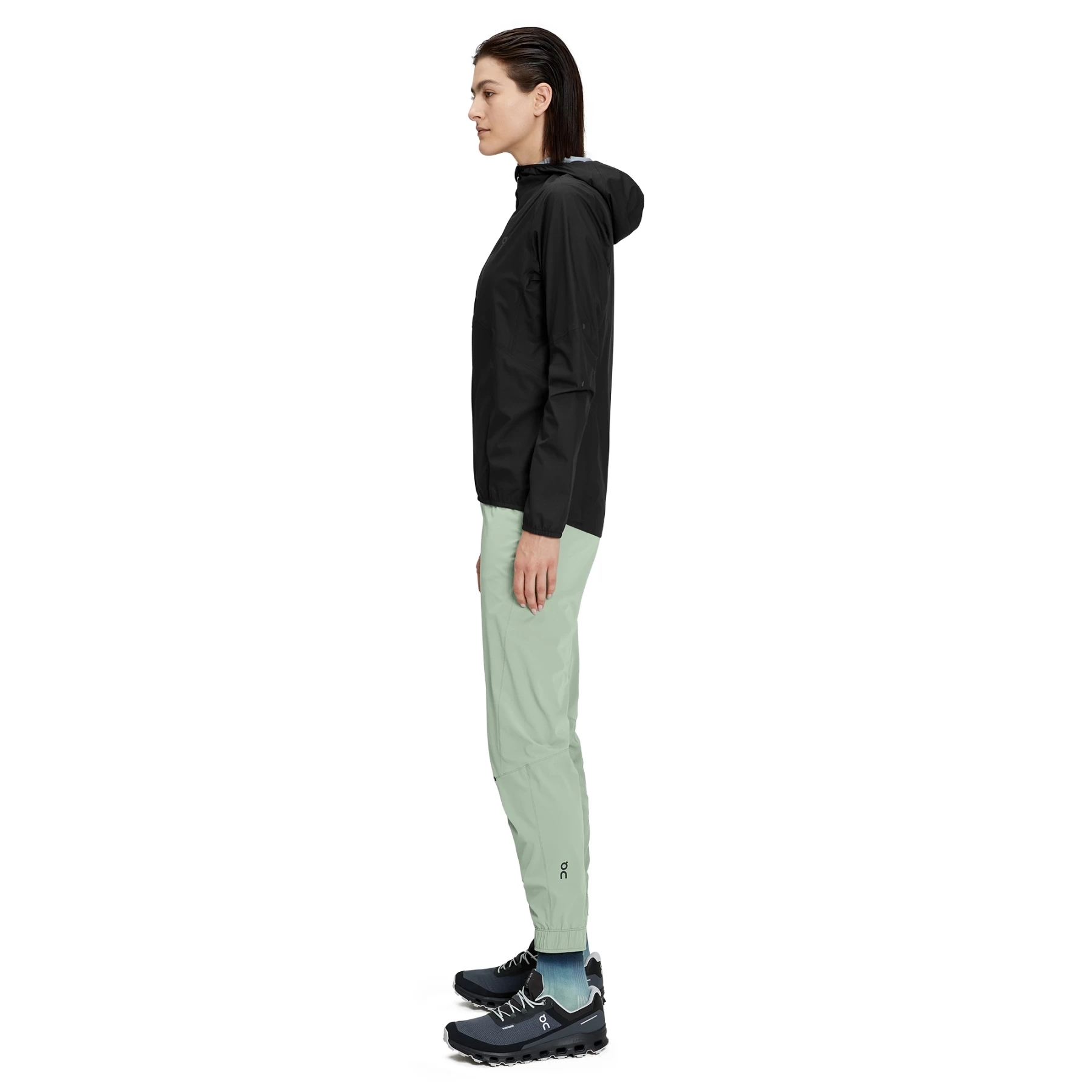 On Running On Waterproof Anorak Dames - Zwart 2 On Running On Waterproof Anorak Dames - Zwart - Afbeelding 2