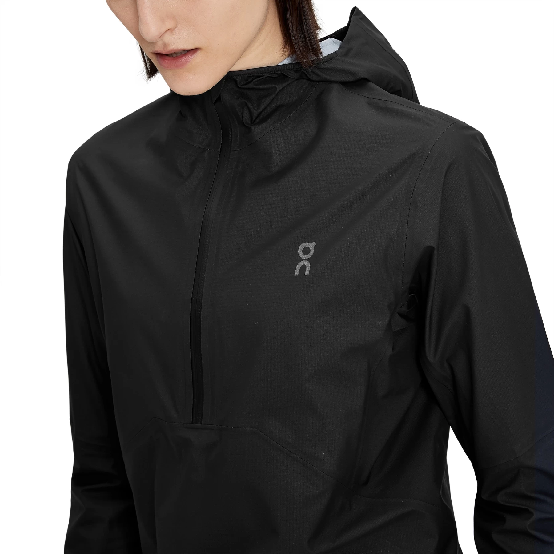 On Running On Waterproof Anorak Dames - Zwart 4 On Running On Waterproof Anorak Dames - Zwart - Afbeelding 4