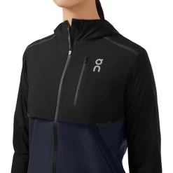 On Running On Weather Dames Hardloopjack - Black & Navy -ON RUNNING Winkel on weather jacket women black navy 5 949096