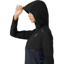 On Running On Weather Dames Hardloopjack - Black & Navy -ON RUNNING Winkel on weather jacket women black navy 6 949097