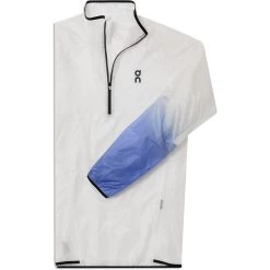 On Running On Zero Jacket Hardloopjack - Undyed-White & Cobalt -ON RUNNING Winkel on zero jacket undyed white cobalt 9 1443277